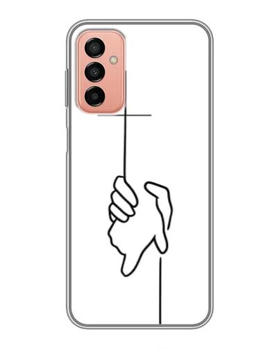 Чехол для Samsung Galaxy M13 с картинкой «Рука держит»