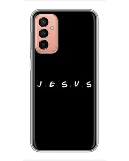 Чехол для Samsung Galaxy M13 с картинкой «Точки веры J.E.S.U.S.»