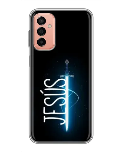 Чехол для Samsung Galaxy M13 с картинкой «Меч Духа Jesus»