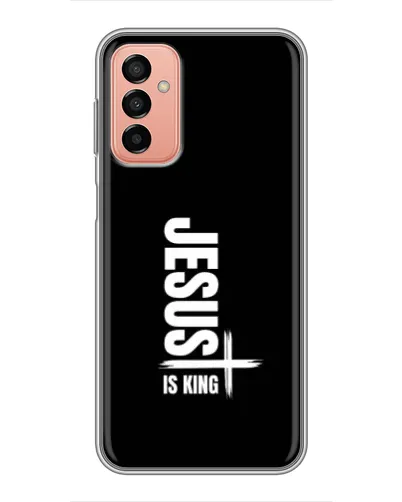 Чехол для Samsung Galaxy M13 с картинкой «Вертикаль веры Jesus»