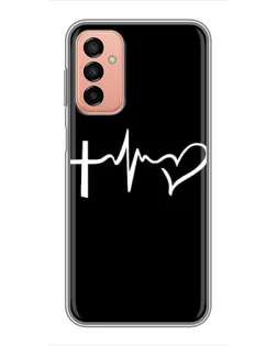 Чехол для Samsung Galaxy M13 с картинкой «Пульс веры»