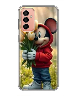 Чохол для Samsung Galaxy M13 з картинкою «Міккі з тюльпанами» Чохол для Samsung Galaxy M13 з картинкою «Міккі з тюльпанами»