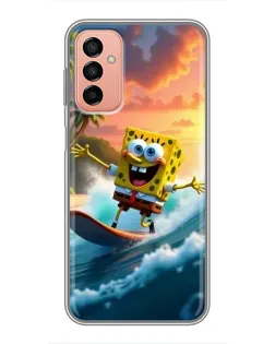 Чохол для Samsung Galaxy M13 з картинкою «Губка Боб серфінгіст» Чохол для Samsung Galaxy M13 з картинкою «Губка Боб серфінгіст»