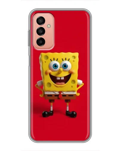 Чохол для Samsung Galaxy M13 з картинкою «Спанч Боб на червоному» Чохол для Samsung Galaxy M13 з картинкою «Спанч Боб на червоному»