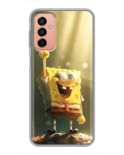 Чохол для Samsung Galaxy M13 з картинкою «Сяючий Спанч Боб» Чохол для Samsung Galaxy M13 з картинкою «Сяючий Спанч Боб»