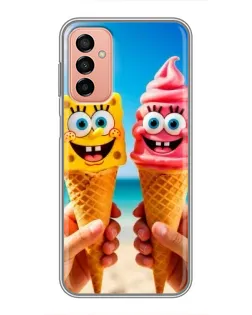 Чохол для Samsung Galaxy M13 з картинкою «Спанч Боб морозиво» Чохол для Samsung Galaxy M13 з картинкою «Спанч Боб морозиво»