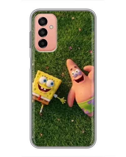 Чехол для Samsung Galaxy M13 с картинкой «Друзья на лужайке» Чехол для Samsung Galaxy M13 с картинкой «Друзья на лужайке»