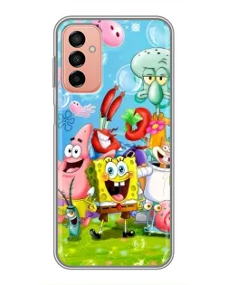 Чохол для Samsung Galaxy M13 з картинкою «Губка Боб та друзі» Чохол для Samsung Galaxy M13 з картинкою «Губка Боб та друзі»