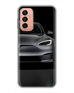 Чехол для Samsung Galaxy M13 с картинкой «Tesla Model S Look»