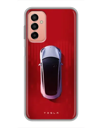 Чехол для Samsung Galaxy M13 с картинкой «Tesla Top View»