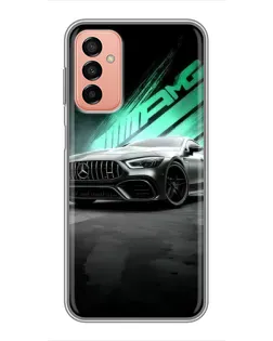 Чехол для Samsung Galaxy M13 с картинкой «Темный Mercedes AMG»