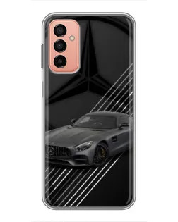 Чехол для Samsung Galaxy M13 с картинкой «Mercedes AMG — графика»