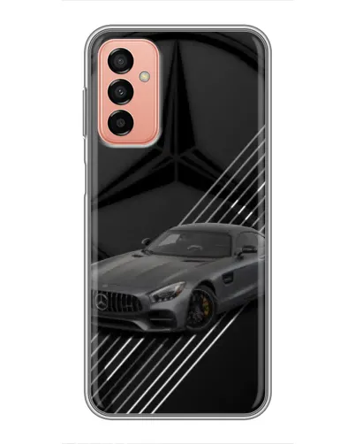 Чехол для Samsung Galaxy M13 с картинкой «Mercedes AMG — графика»