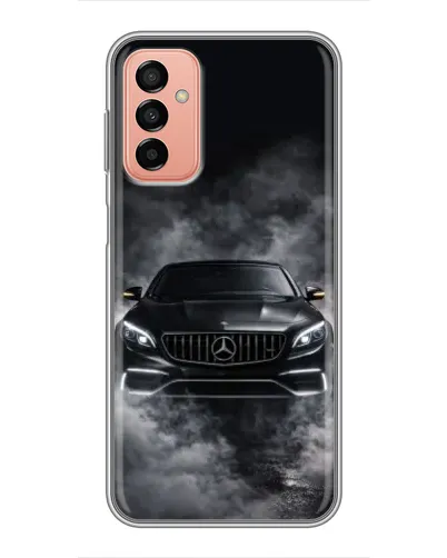 Чехол для Samsung Galaxy M13 с картинкой «Mercedes в дыму»