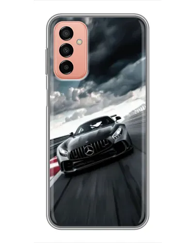 Чехол для Samsung Galaxy M13 с картинкой «Гоночный Mercedes AMG»