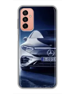 Чехол для Samsung Galaxy M13 с картинкой «Mercedes EQ — будущее»