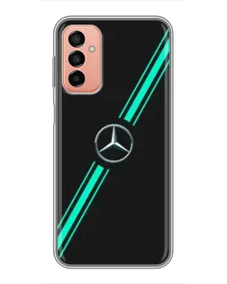 Чохол для Samsung Galaxy M13 з картинкою «Спортивні лінії Mercedes» Чохол для Samsung Galaxy M13 з картинкою «Спортивні лінії Mercedes»