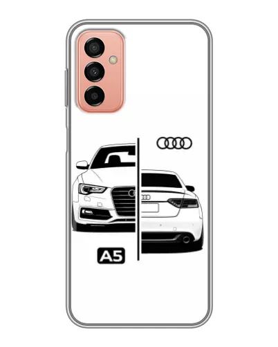 Чехол для Samsung Galaxy M13 с картинкой «Audi — контрастный дизайн»
