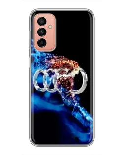 Чехол для Samsung Galaxy M13 с картинкой «Энергия лого Audi»