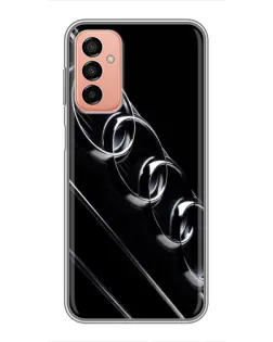 Чехол для Samsung Galaxy M13 с картинкой «Audi — абстрактные кольца»