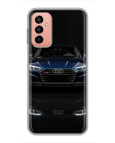 Чехол для Samsung Galaxy M13 с картинкой «Audi — ночное отражение»