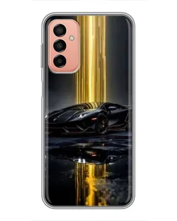 Чехол для Samsung Galaxy M13 с картинкой «Ночной Lamborghini драйв»