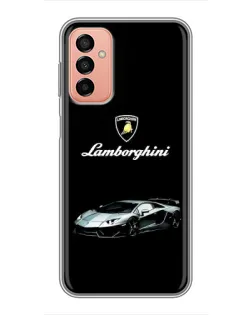 Чехол для Samsung Galaxy M13 с картинкой «Логотип Lamborghini классика»