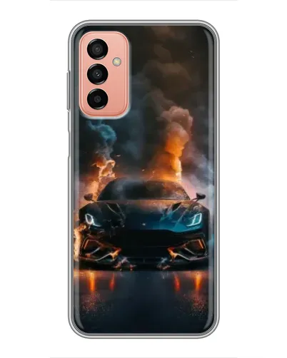 Чехол для Samsung Galaxy M13 с картинкой «Lamborghini дымная эстетика»