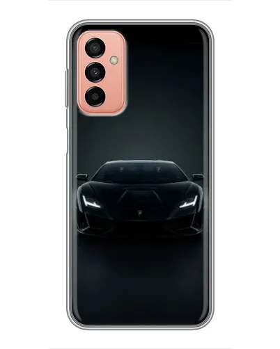 Чехол для Samsung Galaxy M13 с картинкой «Черный Lamborghini Aventador»