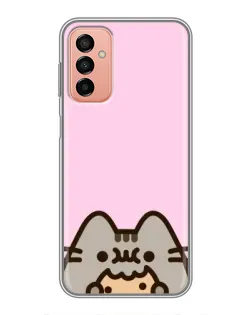 Чехол для Samsung Galaxy M13 с картинкой «Pusheen и печенье» Чехол для Samsung Galaxy M13 с картинкой «Pusheen и печенье»
