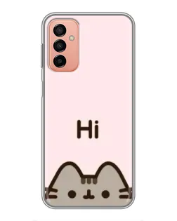 Чехол для Samsung Galaxy M13 с картинкой «Пушин говорит Hi» Чехол для Samsung Galaxy M13 с картинкой «Пушин говорит Hi»