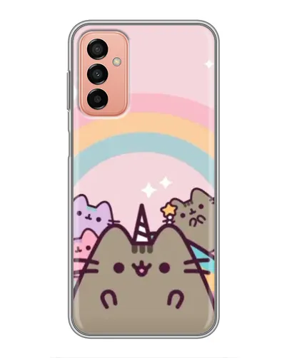 Чехол для Samsung Galaxy M13 с картинкой «Единорог Pusheen»