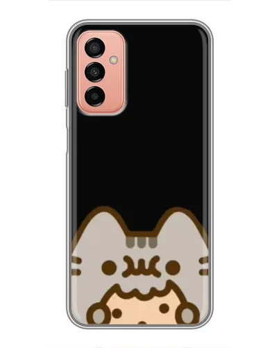 Чехол для Samsung Galaxy M13 с картинкой «Пушин на черном»