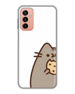 Чехол для Samsung Galaxy M13 с картинкой «Пушин с печеньем» Чехол для Samsung Galaxy M13 с картинкой «Пушин с печеньем»