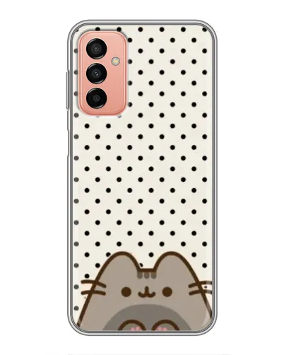 Чехол для Samsung Galaxy M13 с картинкой «Пушин в горошек»