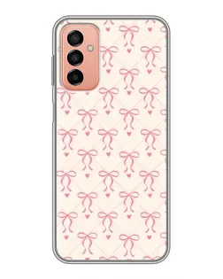 Чохол для Samsung Galaxy M13 з картинкою «Рожеві бантики Coquette» Чохол для Samsung Galaxy M13 з картинкою «Рожеві бантики Coquette»