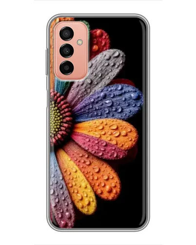 Чохол для Samsung Galaxy M13 з картинкою «Райдужна квітка»