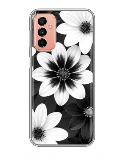 Чохол для Samsung Galaxy M13 з картинкою «Монохромні айстри»