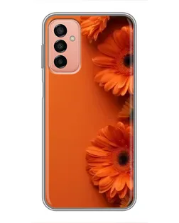 Чохол для Samsung Galaxy M13 з картинкою «Помаранчеві гербери» Чохол для Samsung Galaxy M13 з картинкою «Помаранчеві гербери»