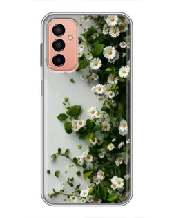 Чохол для Samsung Galaxy M13 з картинкою «Гілка дрібних білих квітів» Чохол для Samsung Galaxy M13 з картинкою «Гілка дрібних білих квітів»