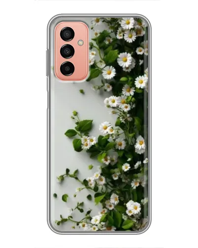 Чохол для Samsung Galaxy M13 з картинкою «Гілка дрібних білих квітів»