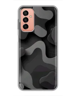 Чехол для Samsung Galaxy M13 с картинкой «Темный абстрактный камуфляж» Чехол для Samsung Galaxy M13 с картинкой «Темный абстрактный камуфляж»