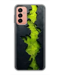 Чехол для Samsung Galaxy M13 с картинкой «Салатовый разлом скалы» Чехол для Samsung Galaxy M13 с картинкой «Салатовый разлом скалы»