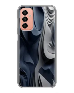 Чехол для Samsung Galaxy M13 с картинкой «Объемные синие складки» Чехол для Samsung Galaxy M13 с картинкой «Объемные синие складки»