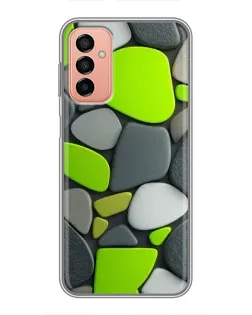 Чехол для Samsung Galaxy M13 с картинкой «Яркая неоновая галька»