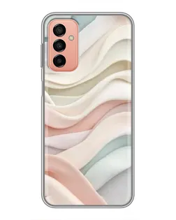 Чехол для Samsung Galaxy M13 с картинкой «Пастельные нежные волны»