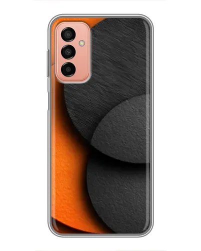 Чехол для Samsung Galaxy M13 с картинкой «Геометрия оранжевых кругов» Чехол для Samsung Galaxy M13 с картинкой «Геометрия оранжевых кругов»