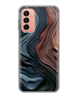 Чехол для Samsung Galaxy M13 с картинкой «Цветные волны каньона»