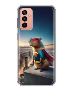 Чохол для Samsung Galaxy M13 з картинкою «Капі-мен супергерой» Чохол для Samsung Galaxy M13 з картинкою «Капі-мен супергерой»