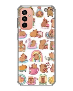 Чохол для Samsung Galaxy M13 з картинкою «Капібари набір» Чохол для Samsung Galaxy M13 з картинкою «Капібари набір»